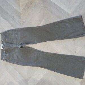 ReGeneration Celebrity Pink Pants Green Flare Corduroy Women’s Size 11/30